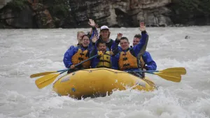 White Water Rafting - Athabasca Falls